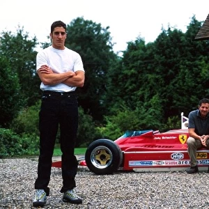 British Formula Three: Jody and Tomas Scheckter at home feature, Newbury, 19 September 2000