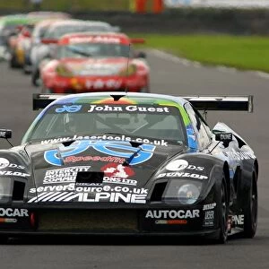 British GT Championship: David Warnock / Mike Jordan Lister Storm won the race