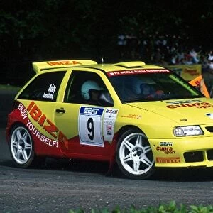 British Rally Championship: Barbara Armstrong with her co-driver Lisa Addy Seat Ibiza
