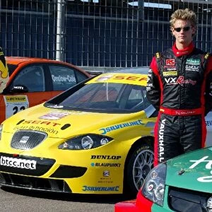 BTCC Media Day: Jason Plato SEAT Sport UK and Tom Chilton VXR Racing
