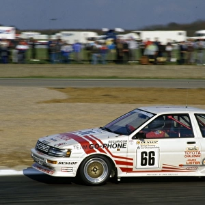 Chris Hodgetts champion, action: 1987 British Touring Car Championship