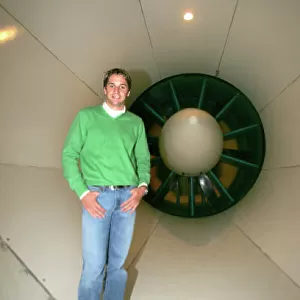 Christijan Albers Visits Midland F1 Windtunnel