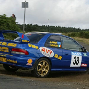 Dermot Hanafin / Mike Gibson. Manx International Rally. July 31st - August 2nd 2003