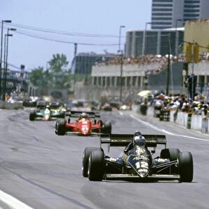 Detroit, USA. 22nd - 24th June: Nigel Mansell. Action