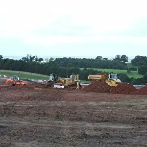 Donington Park Circuit Construction