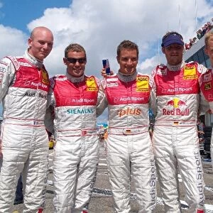 DTM: 1-2-3-4-5 for Audi Sport: Alexandre Premat, Tom Kristensen, Timo Scheider, Martin Tomczyk, Mattias Ekstrom