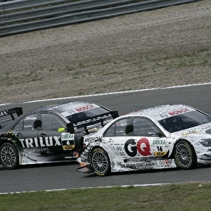 DTM: Maro Engel GQ AMG Mercedes C-Klasse and Ralf Schumacher Trilux AMG Mercedes C-Klasse