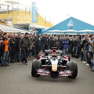 DTM: Sebastian Vettel drove Demo laps with the STR-Formula 1 car