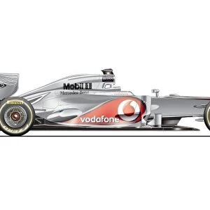 DUPLICATE: McLaren MP4-27 top view: MOTORSPORT IMAGES: DUPLICATE: McLaren MP4-27 top view