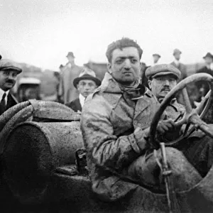 Enzo Ferrari: Early 1920s racing, portrait