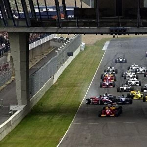 Euro F3000 Championship: Multiple car crash seconds after the start