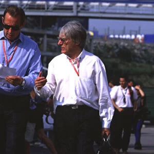 F1 Spanish GP-Bernie Ecclestone and Paddy McNally