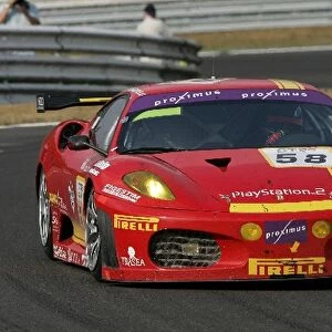 FIA GT Championship: Matteo Bobbi / Jaime Melo / Stephane Ortelli AF Corse Ferrari F430 GTC