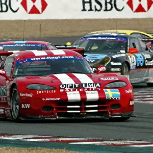 FIA GT Championship: The Viper GTS-R of Henrik Roos / Magnus Wallinder finished in fourth place