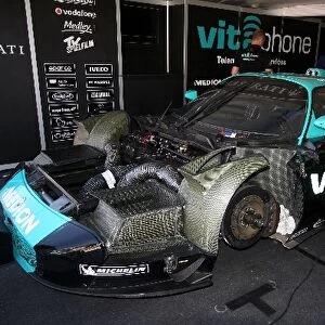 FIA GT Championship: The Vitaphone Racing Maserati MC12 of Andrea Bertolini and Michael Bartels