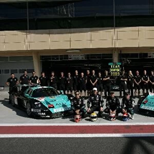 FIA GT Championship: The Vitaphone Racing team, L-R: Timo Scheider, Michael Bartels, Fabio Babini and Thomas Biagi
