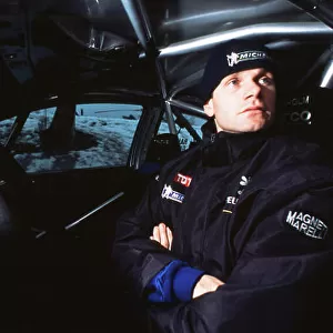 FIA World Championship, Swedish Rally 1st-3rd Febuary 2002 Marcus Gronholm, Peugeot, Portrait World Copyright McKlien/LAT Photographic
