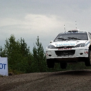 FIA World Rally Championship: Janne Tuohino Ford focus WRC on Stage 7