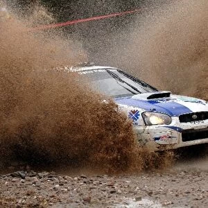 FIA World Rally Championship: Nasser Al-Attiyah, Subaru Impreza WRC, on stage 6