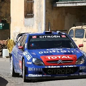 FIA World Rally Championship: Rally leader Sebastien Loeb, Citroen Xsara WRC, on stage 7