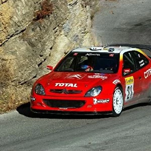 FIA World Rally Championship: Sebastien Loeb in action on the last days stages. Day Three