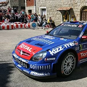 FIA World Rally Championship: Sebastien Loeb, Citroen Xsara WRC, on stage 3 led the rally on day one
