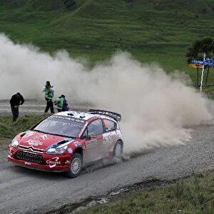 FIA World Rally Championship: Urmo Aava, Citroen C4 WRC, on stage 6