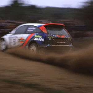 FIA World Rally-Colin McRae and Nicky Grist-Ford-Rear action