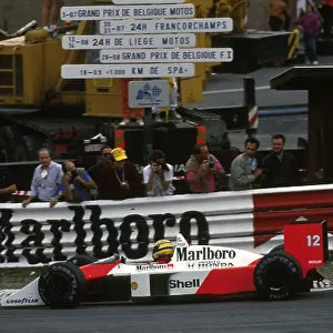 Formula One Championship, Rd11, Belgian Grand Prix, Spa Francorchamps, 28 August 1988