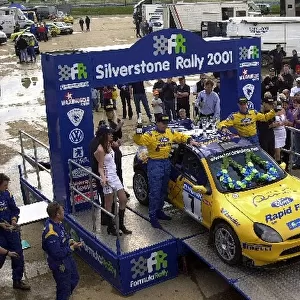 Formula Rally Championship: Martin Rowe and Chris Wood on the podium