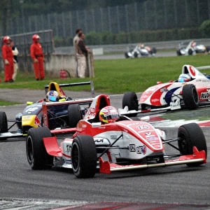 Formula Renault 2. 0 Eurocup: Race 1 start. Leader Kamui Kobayashi Prema Powerteam won the race