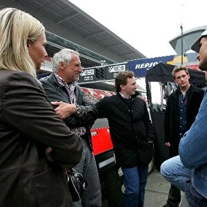 Formula One Testing: Dietrich Mateschitz Director of Red Bull Racing and Christian Horner Red Bull Racing Team Principal, Scott Speed Red Bull Racing