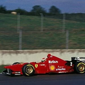 Formula One Testing: Eddie Irvine Ferrari F310: Formula One Testing, Barcelona, Spain, 9-11 December 1996