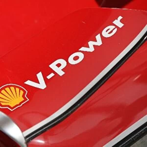 Formula One Testing: Ferrari F60 front wing detail