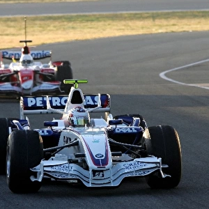Formula One Testing: Javier Villa BMW Sauber F1. 07