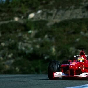 Formula One Testing: Luca Badoer Ferrari F1-2000