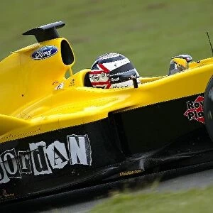 Formula One Testing: Nigel Mansell tests a Jordan Ford EJ14