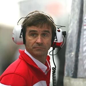 Formula One Testing: Pascal Vasselon Toyota Chassis Technical Director