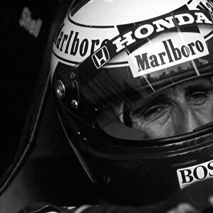 Formula One World Championship: Alain Prost McLaren MP4 / 5 finished third
