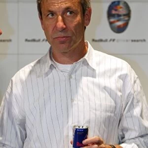Formula One World Championship: Dan Ginsberg at the Red Bull F1 driver search press conference