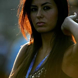 Formula One World Championship: Elisabetta Gregoraci, girlfriend of Flavio Briatore Renault Team Principal