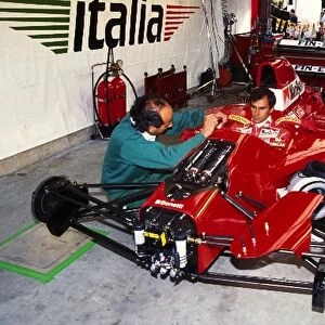 Formula One World Championship: Emanuele Pirro BMS Scuderia Italia Dallara 191 Judd finished in 8th place