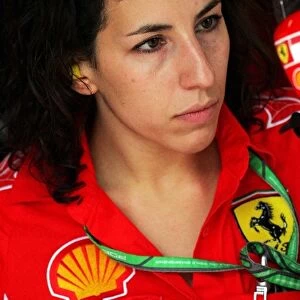 Formula One World Championship: Francesca Secchi Shell F1 Press Officer