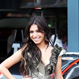 Formula One World Championship: Gabriella Cilmi Singer with the McLaren team