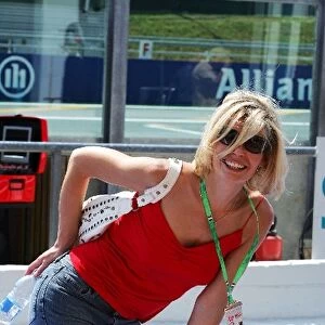 Formula One World Championship: The girlfriend of Philippe Streiff
