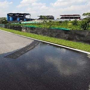 Formula One World Championship: Grooves are cut into the circuit to aid drainage in the event of heavy precipitation