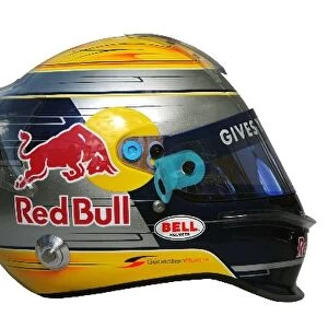 Formula One World Championship: The helmet of Sebastien Buemi Scuderia Toro Rosso