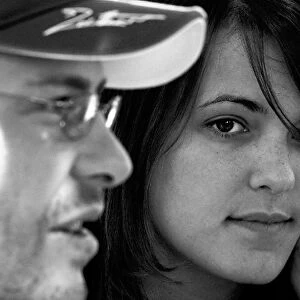 Formula One World Championship: Johanna Martinez, girlfriend of Jacques Villeneuve BMW Sauber F1