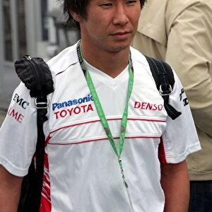 Formula One World Championship: Kamui Kobayashi Toyota Test Driver