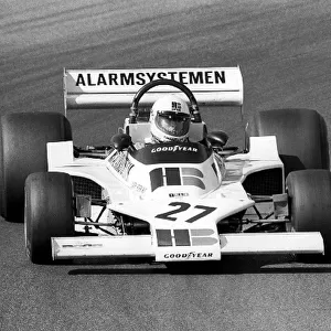 Formula One World Championship: Larry Perkins Boro 001, crashed out of the race on lap 45